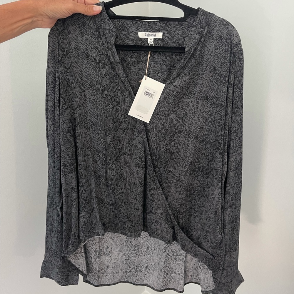 Splendid snakeskin shirt
